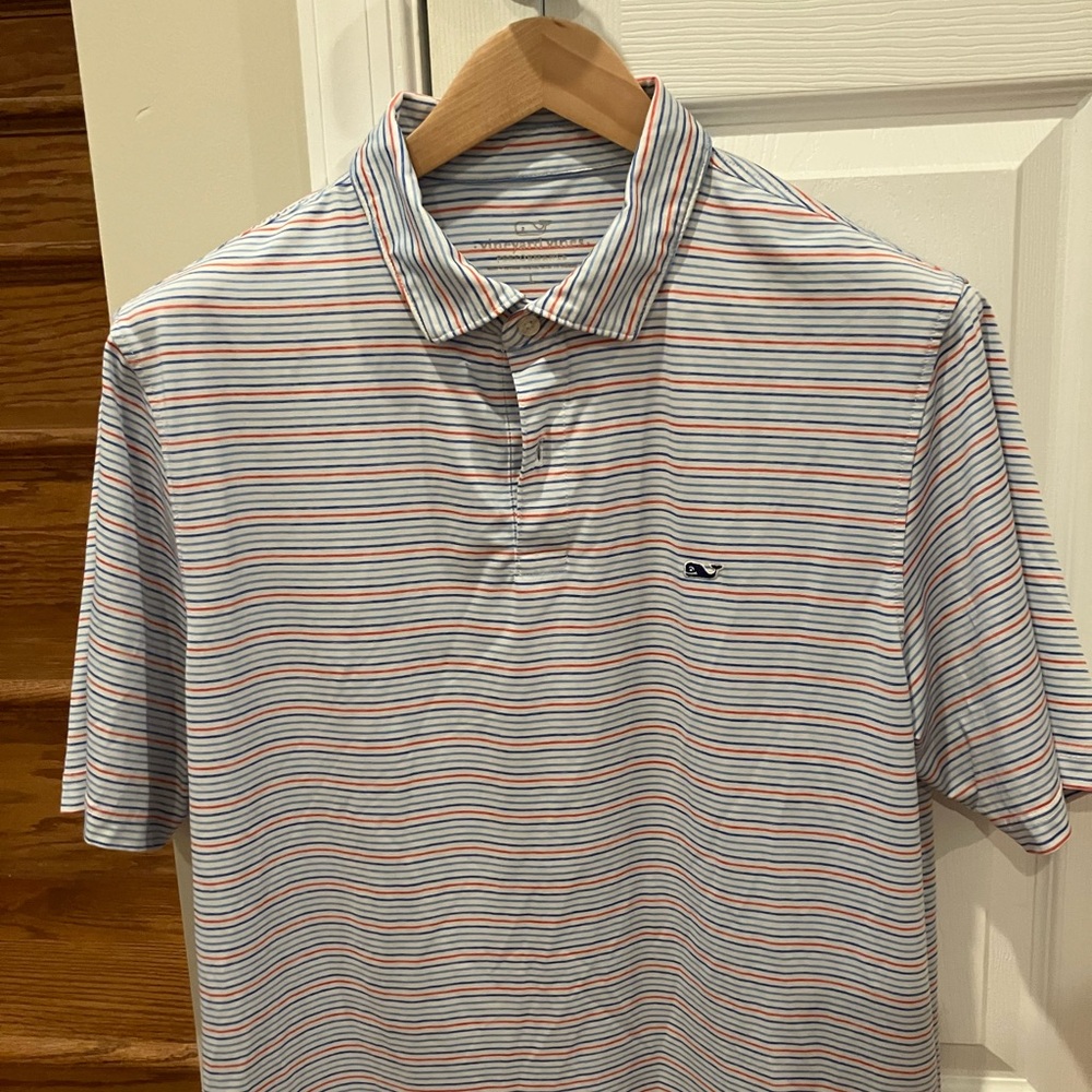 Vineyard Vines Men's Performance Striped Polo Shirt